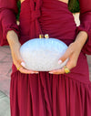 Clutch Nacarado Blanco