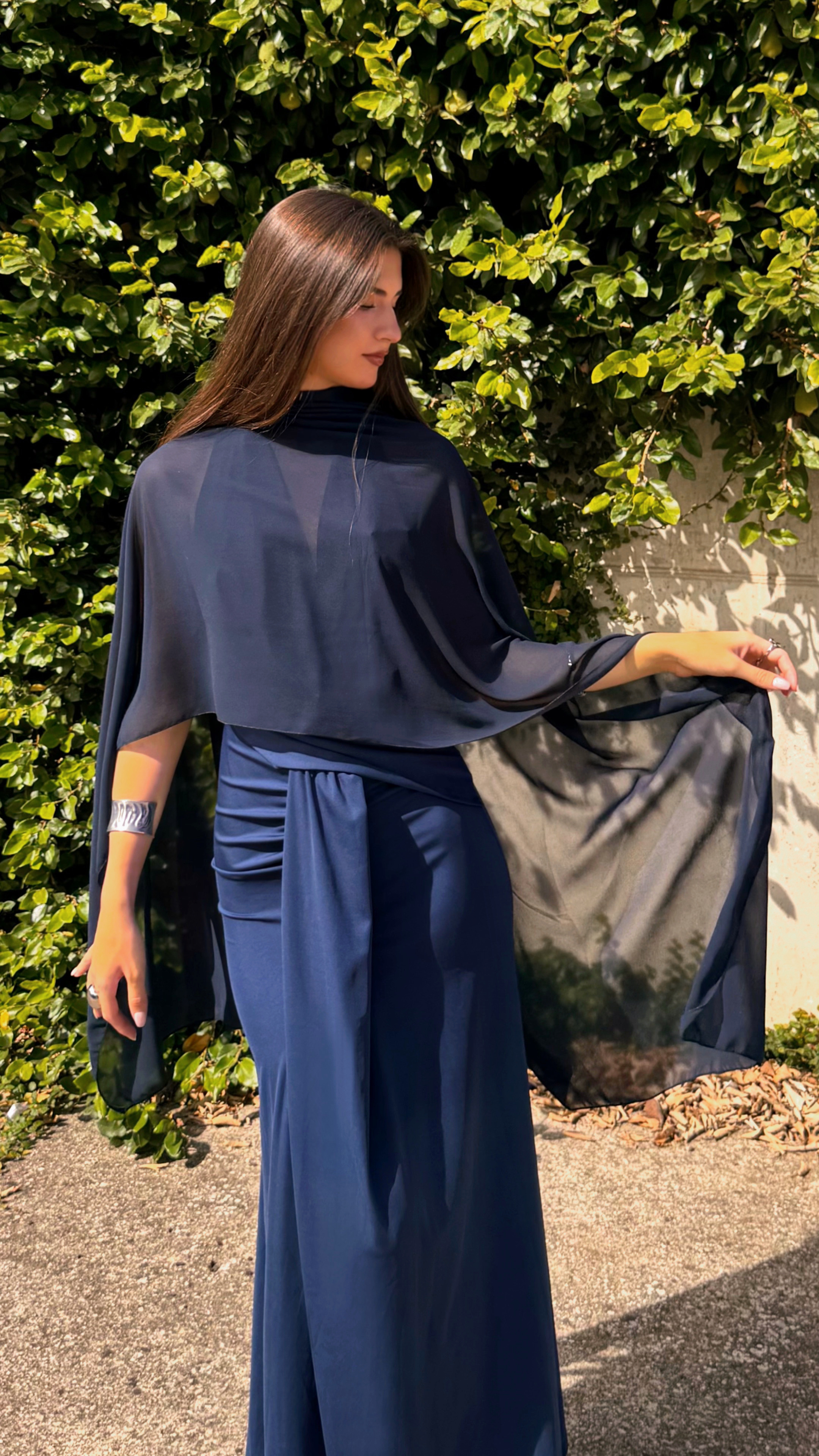 Chal gasa azul