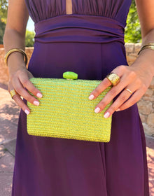  Clutch Rafia Lima