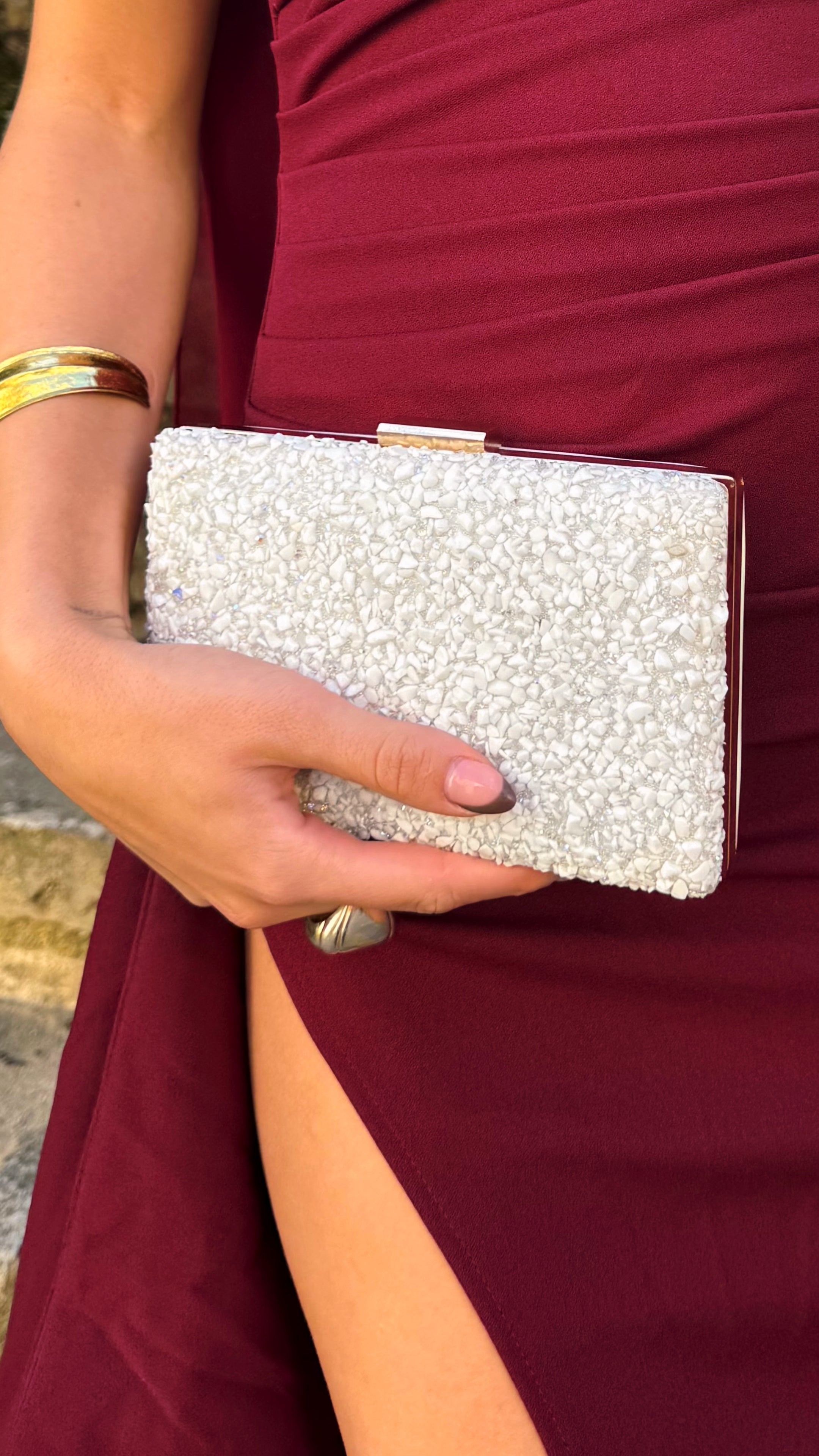 Bolso Piedras Blanco