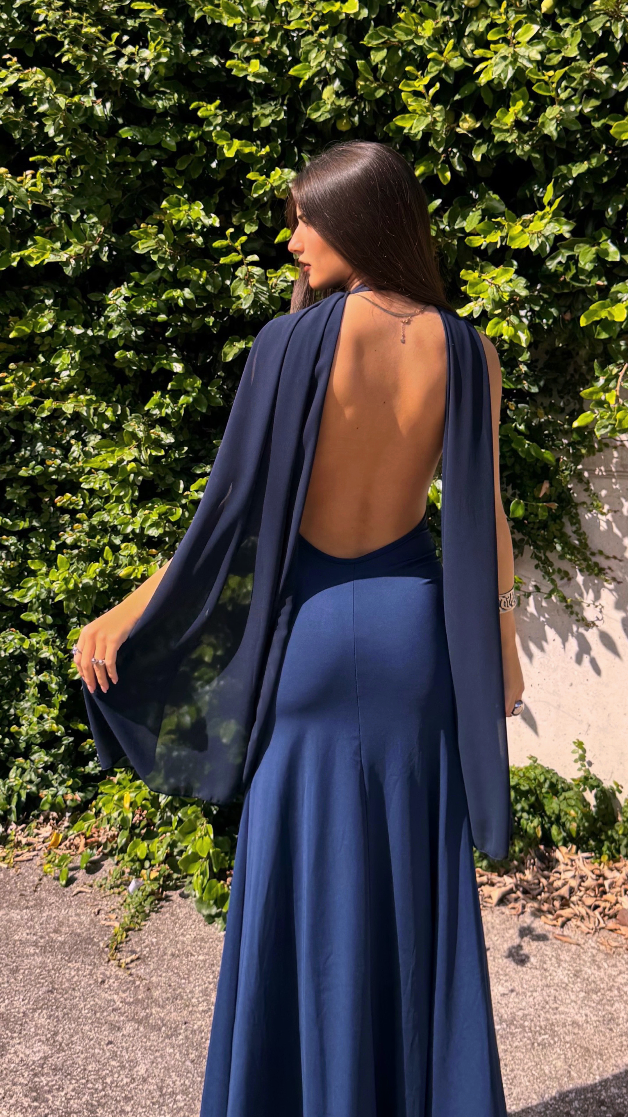Chal gasa azul