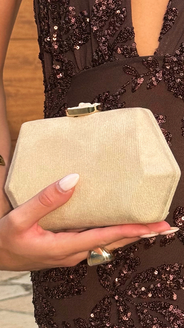 Clutch Antelina Beige