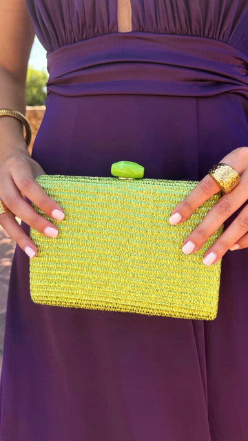 Clutch Rafia Lima