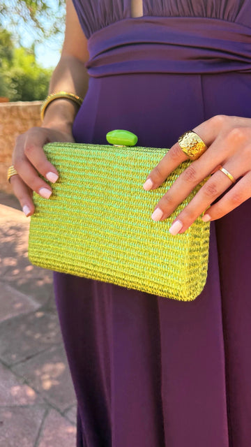 Clutch Rafia Lima